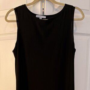Annalee & Hope Black Dress with White Hem